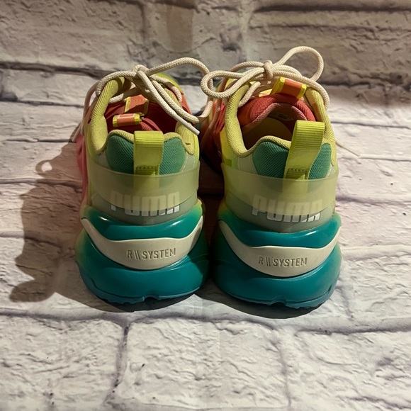 Puma Multi-Neon Sneakers Sz 10 - Picture 8 of 10